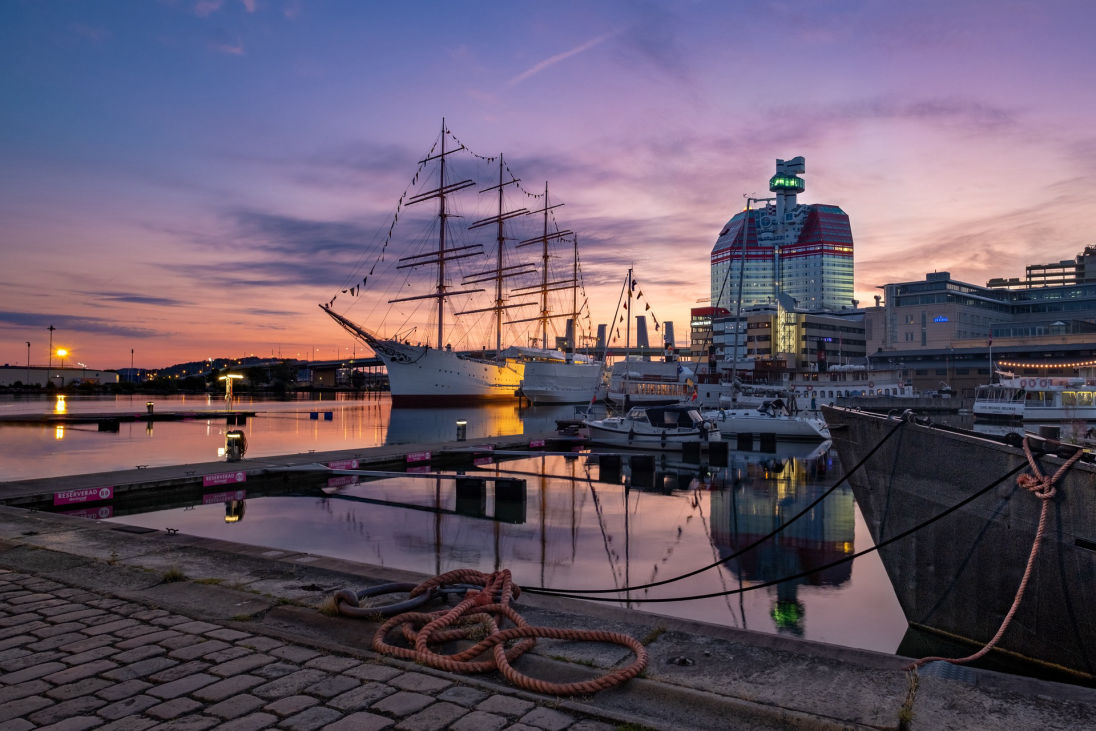 Hafen in Stockholm - Ferienhaus-Urlaub in Schweden